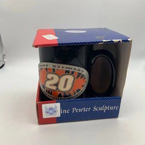 Vintage Tony Stewart NASCAR Nextel Cup Series Mug Pewter & Ceramic